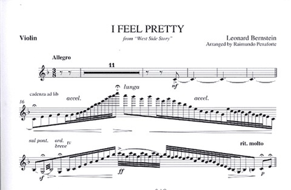 Bernstein, Leonard (Penaforte): Suite from West Side Story for Violin and Piano