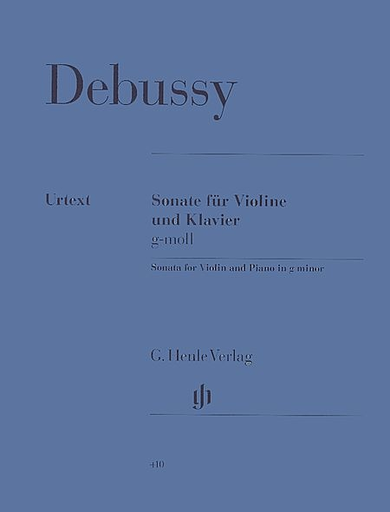Debussy (Heinemann): Sonata for Violin & Piano - URTEXT (violin & piano) Henle