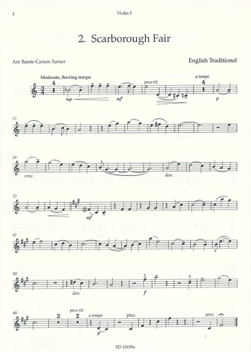 Turner, Barry Carson: Beautiful Dreamer 10 Popular String Quartets (score and parts)