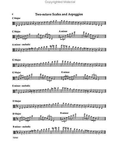 Latham, Lynne: Simply Scales (and Arpeggios) for Viola
