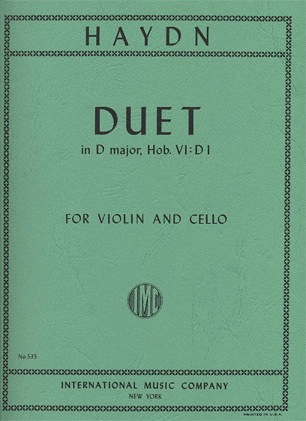 Haydn: Duet in D Major, Hob.VI: DI (violin & cello)