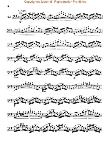 Dotzauer, J.J. (Klingenberg): Exercises for the Cello, Bk. 2