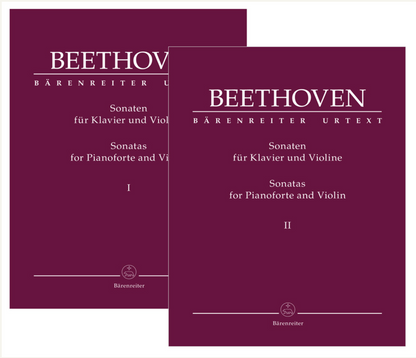 Beethoven: Sonatas for Pianoforte and Violin (violin and piano) Barenreiter