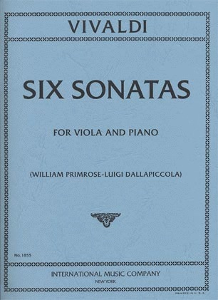 Vivaldi, A. (Primrose): 6 Cello Sonatas transcribed (viola & piano)