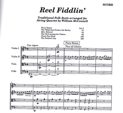 McConnell, William: Reel Fiddlin (string quartet)