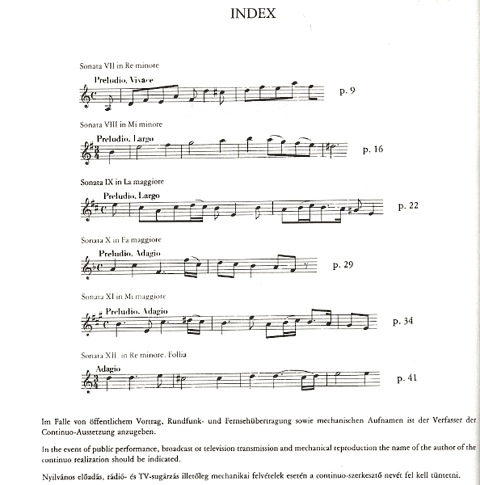 Corelli, Arcangelo: Violin Sonatas Op.5 #7-12 (violin & piano)