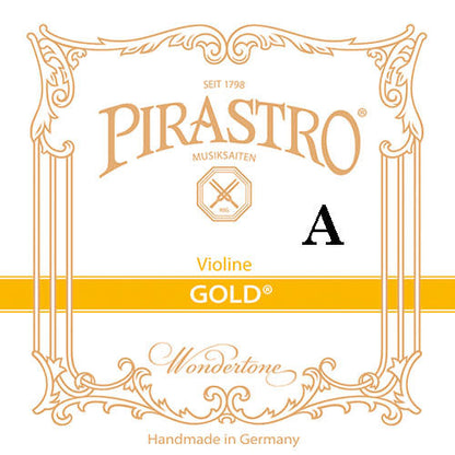 Pirastro GOLD violin A string, gut/aluminum, medium