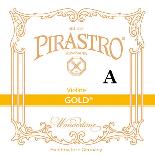Pirastro GOLD violin A string, gut/aluminum, medium