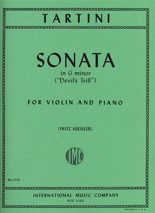 Tartini, Giuseppe (Kreisler): Sonata in G minor Devil's Trill (violin & piano)