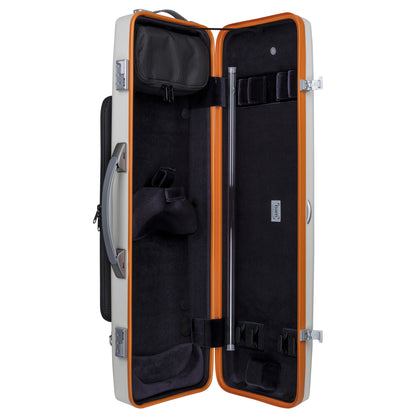 BAM Graffiti Hightech oblong violin case, blue & red | Metzler Violins