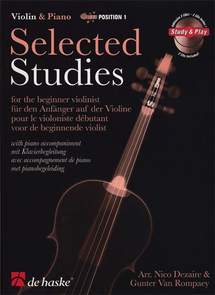 Dezaire, Nico: Selected Studies (Violin, Piano, CD)