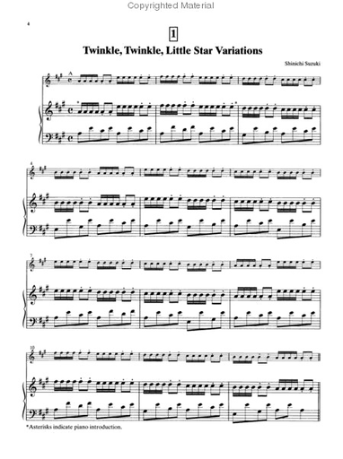 Suzuki: Violin School, Vol.1 - REVISED (piano accompaniment)