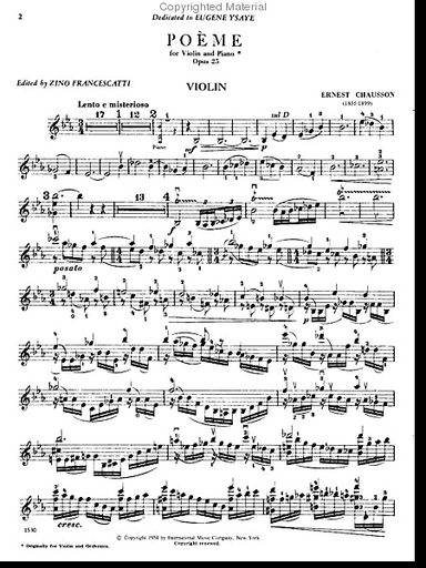 Casadesus, R.: Hommage! a Chausson, op. 5 (violin and piano)