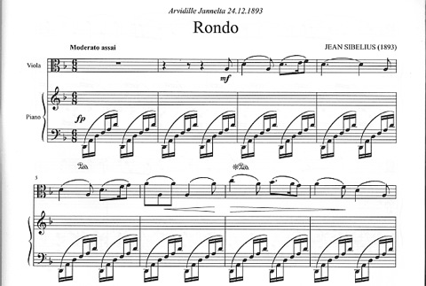 Sibelius, Jean: Rondo (viola & piano)
