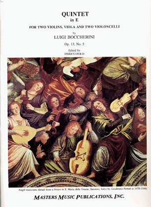Boccherini, Luigi: String Quintet in E Op.13 No.5 (2 violins, viola, 2 cello)