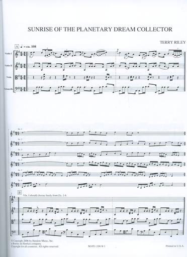 Kronos Collection Vol.1 for String Quartet (score and parts)