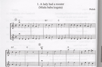 Harbar, Mary Ann: Eastern European Music for Violin Duet (2 violins, Chords)