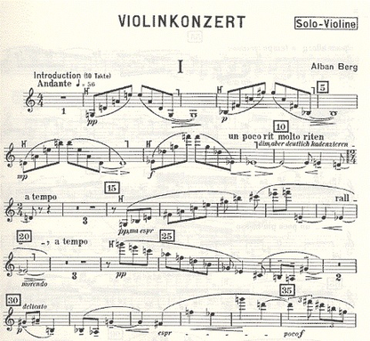 Berg, Alban: Concerto (violin & piano)