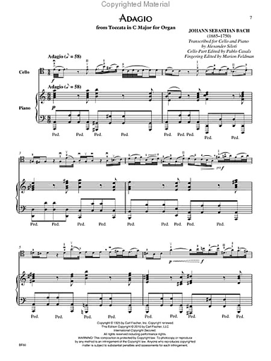 Feldman, Marion: The Casals Legacy-10 Solo Pieces from Pablo Casals' Repertoire