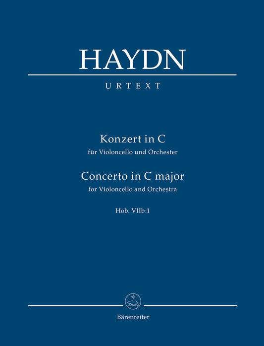 Haydn, Joseph (Gerlach): Concerto for Violoncello and Orchestra in C major,  Hob.VIIb:1 (Study score) Barenreiter Urtext