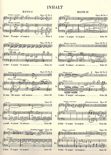 Beethoven, L.van (Brandenburg, ed.): Sonatas, Vol.2, urtext (violin & piano)