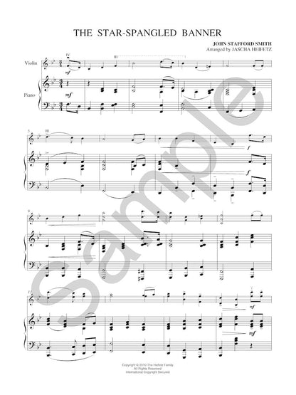 Heifetz, J.: The Star-Spangled Banner (Violin & Piano) Lauren Keiser