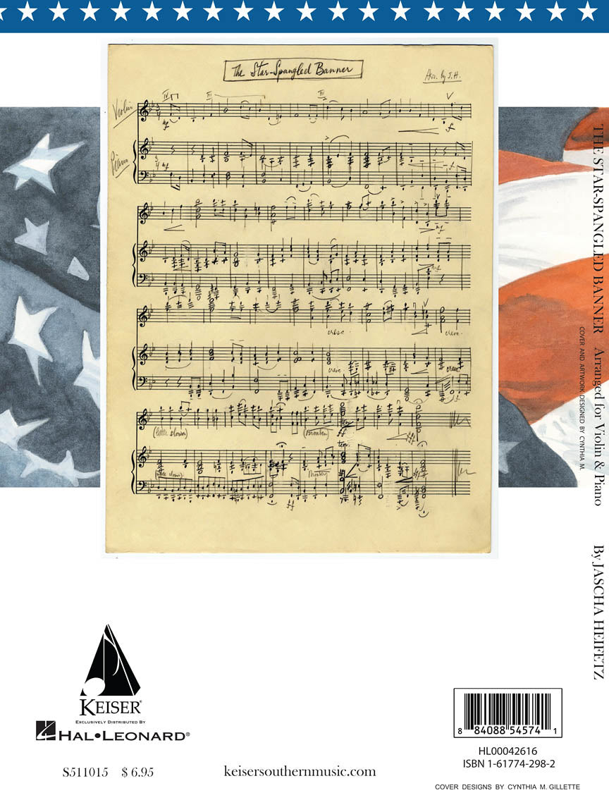 Heifetz, J.: The Star-Spangled Banner (Violin & Piano) Lauren Keiser
