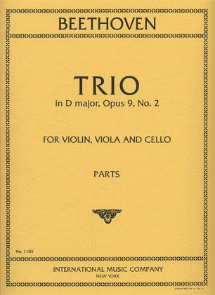 Beethoven, L. van: T rio in D major, Op.9 No.2 (violin, viola, cello) IMC