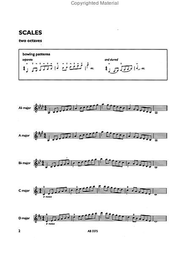Scales and Arpeggios for Violin, ABRSM Grade 4 (2012)