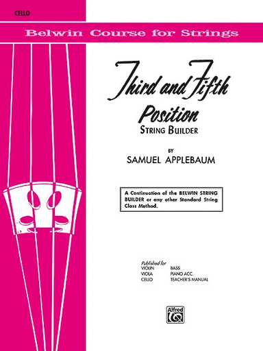 Applebaum, S.: Third and Fifth Position (cello)