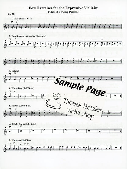 France, David:  Bow Exercises for the Expressive Violinist Part 2 (violin) Craddock Road
