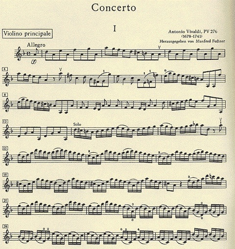 Vivaldi, A.: Concerto in d minor RV245 (violin & piano)