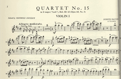 Haydn, F.J. (Jockisch): 30 Celebrated Quartets, Vol.2 (string quartet)