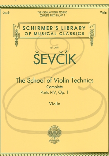 Sevcik (Mittell): The Complete School of Violin Technics, Op.1, Bks.1-4 (violin) Schirmer
