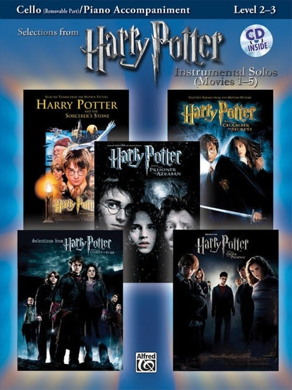 Williams, J.: Harry Potter Instrumental Solos for Strings (Movies 1-5) (Cello Book & CD) Alfred