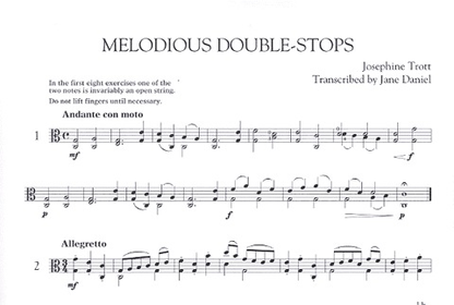 Trott, Josephine: Melodious Double Stops Bk.1 (viola)