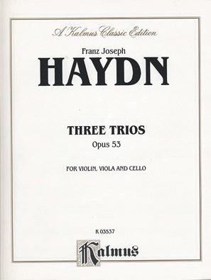 Haydn, F.J.: Three Trios Op.53 (violin, Viola, Cello)