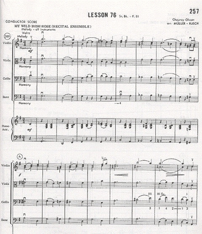 Muller, J.F. & Rusch, H.W.: (Score) String Method, Bk.3 (piano accompaniment)