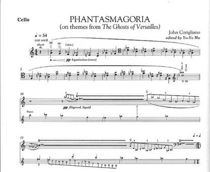 Corigliano, John: Phantasmagoria (cello & piano)