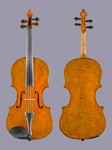 Carl Mettus Weis 17" viola, Copenhagen ca 1850