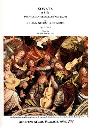 Hummel, Johann Nepomuk: Sonata in Bb Op.2 No.1 (violin, cello, piano)