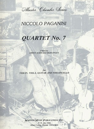 Paganini, Niccolo: Quartet No. 7 (violin, viola, cello, guitar)