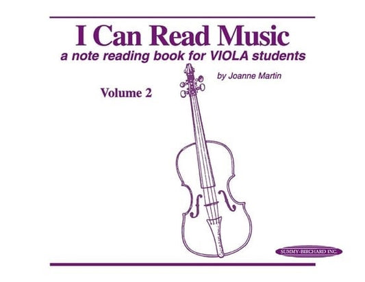 Martin, Joanne: I Can Read Music Volume 2 (viola)
