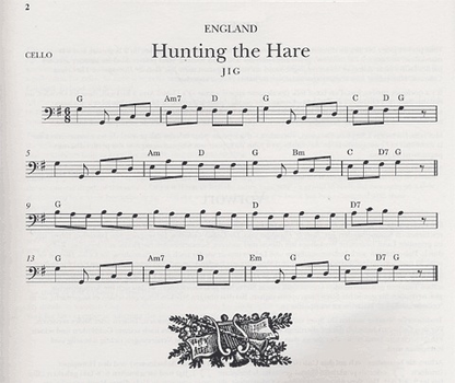 Jones, E.H.: Jigs, Reels & More (cello, piano, and guitar chords)