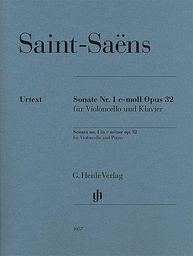 Saint-Saens (Jost): Sonata No.1 in C minor, Op.32 - URTEXT (cello & piano) Henle