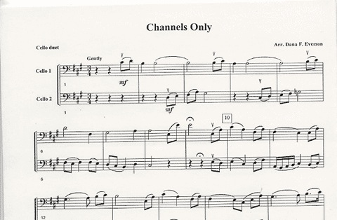 Everson, D.F.: Channels Only Cello Duet (2 Cellos)