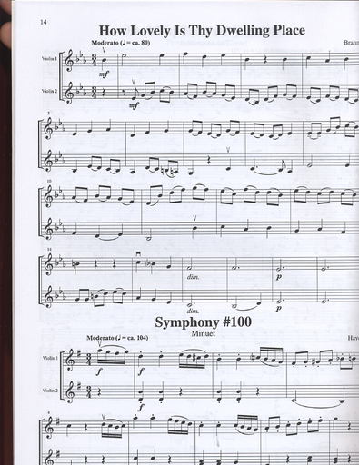 Starr, William: Music Plus! Violin Ensemble or with viola and/or cello
