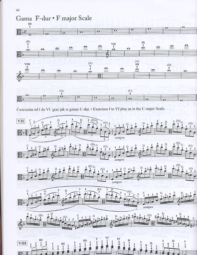 Hubisz-Sielska, Boguslawa: Scales and Arpeggios for Viola