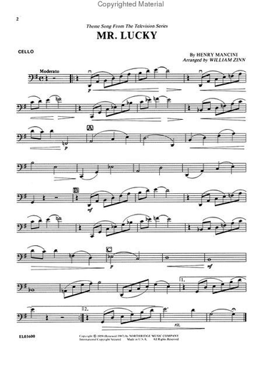 Mancini, H. (Zinn): For Strings Vol.1 (cello).
