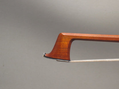 Alysio de Mattos violin bow, pernambuco/silver, Rio/Paris, 62.3g